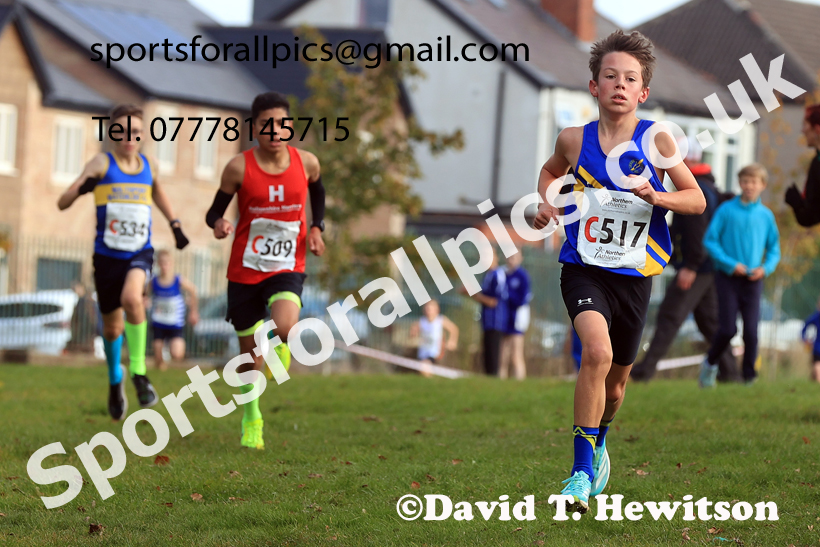 Boys Under-14s 2026 Northern Cross Country Relays, Graves Park, Sheffield. Photo: David T. Hewitson/Sports for All Pics